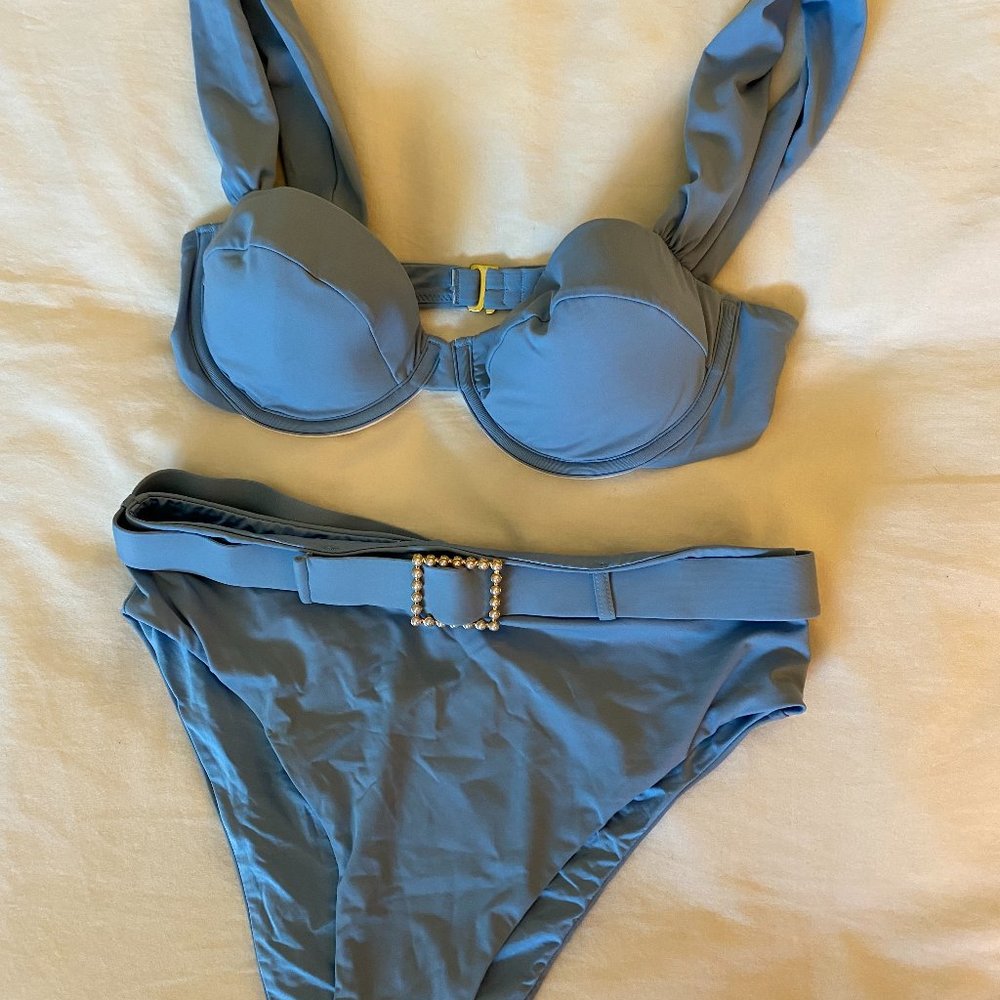 WeWoreWhat Emily Bottoms & Claudia Top Dusk Blue